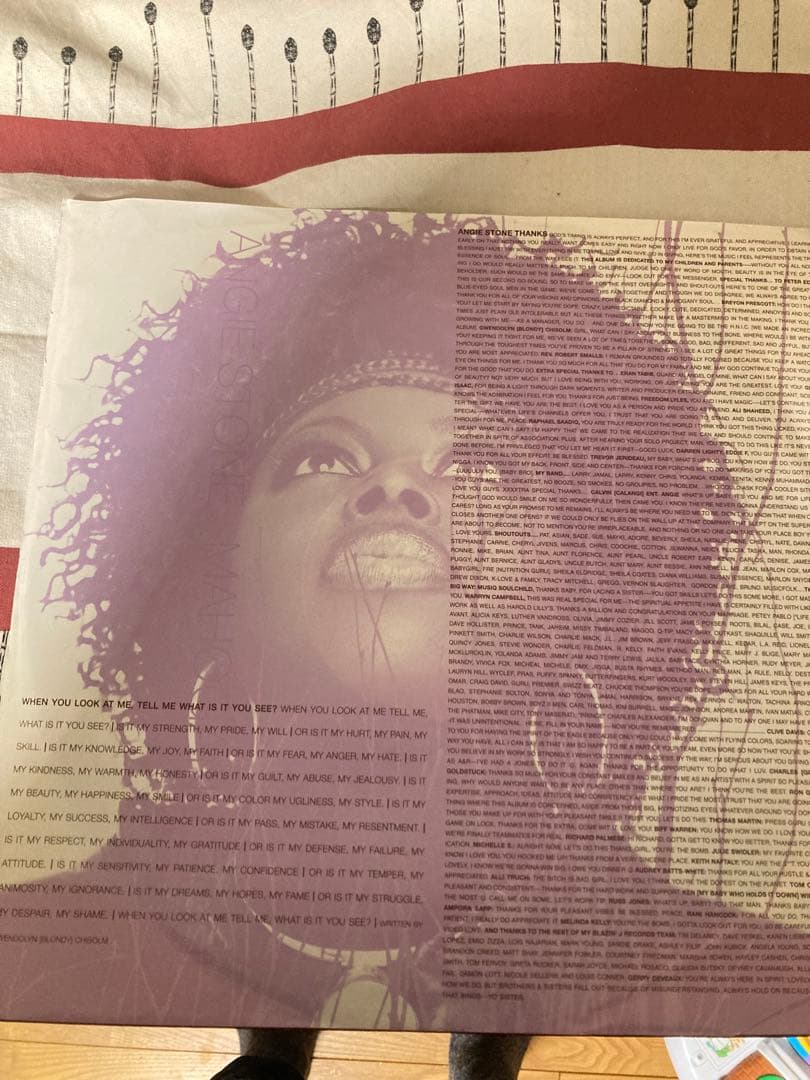 洋楽 Angie Stone Mahogany Soul LP