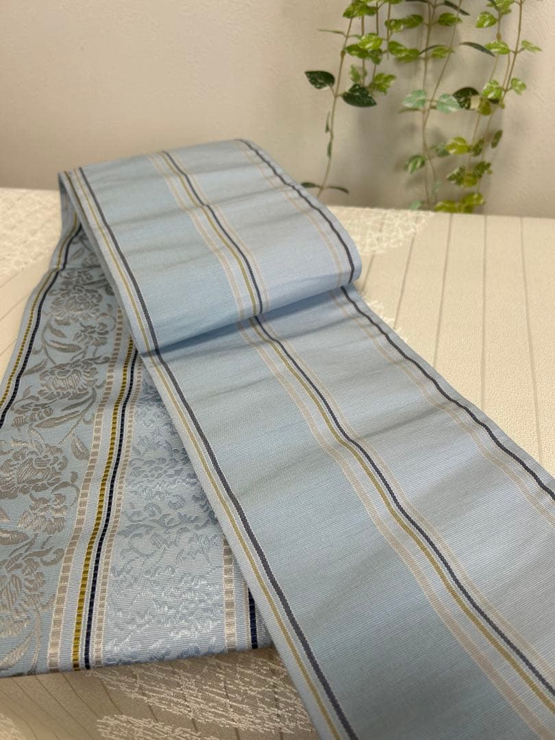 難あり商品 kimono 浴衣 博多織 リバーシブル 半幅帯 小袋帯 並尺 新品