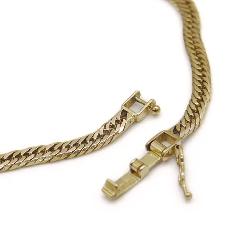 10g K18 喜平8面トリプルアンクレット 18金 アンクレット Y04813