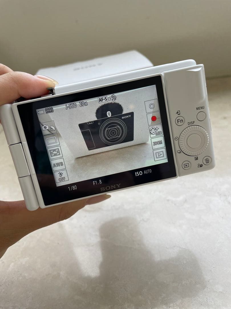 -SONY ZV-1M2コンパクトデジタルカメラ ホワイト