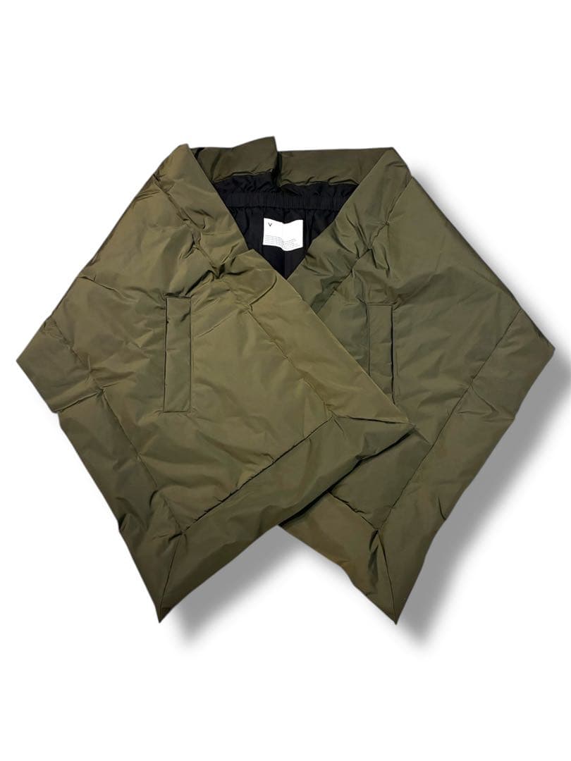 【21AW VOAAOV ナイロンビッグダウンストール】