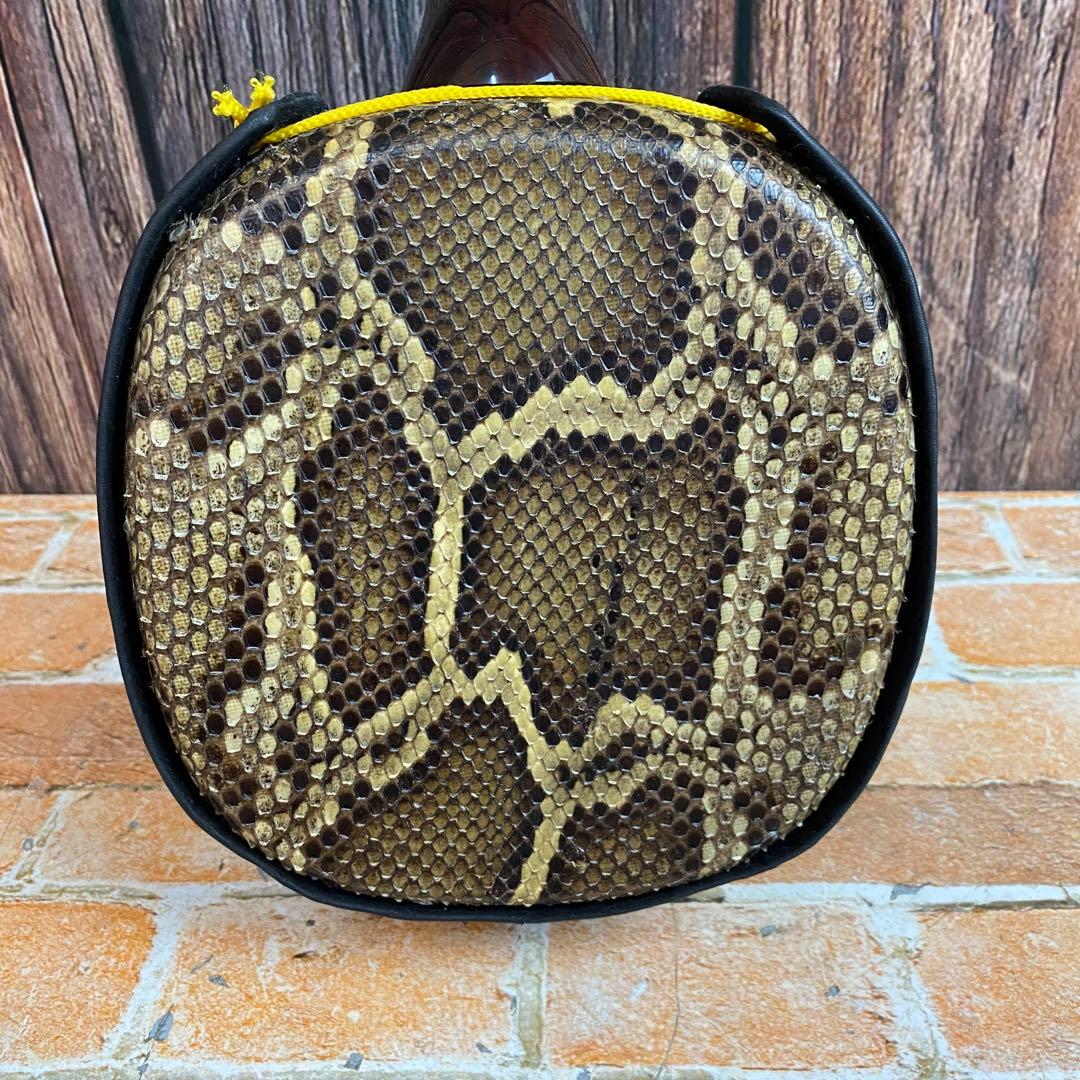 沖縄三線 真壁型 人工蛇革 三線 沖縄 伝統楽器 和楽器