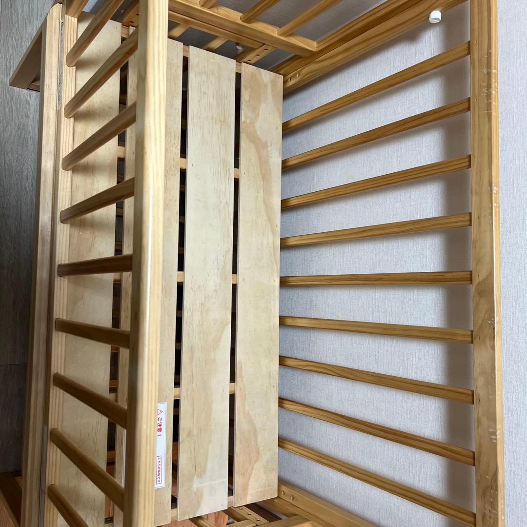 【マツ】ベビーベッド そいねーるロング　添い寝ベッド