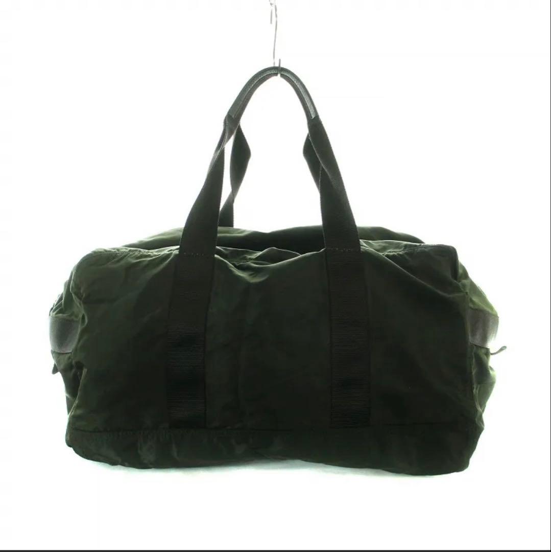 プラダ PRADA ボストンバッグ カーキ