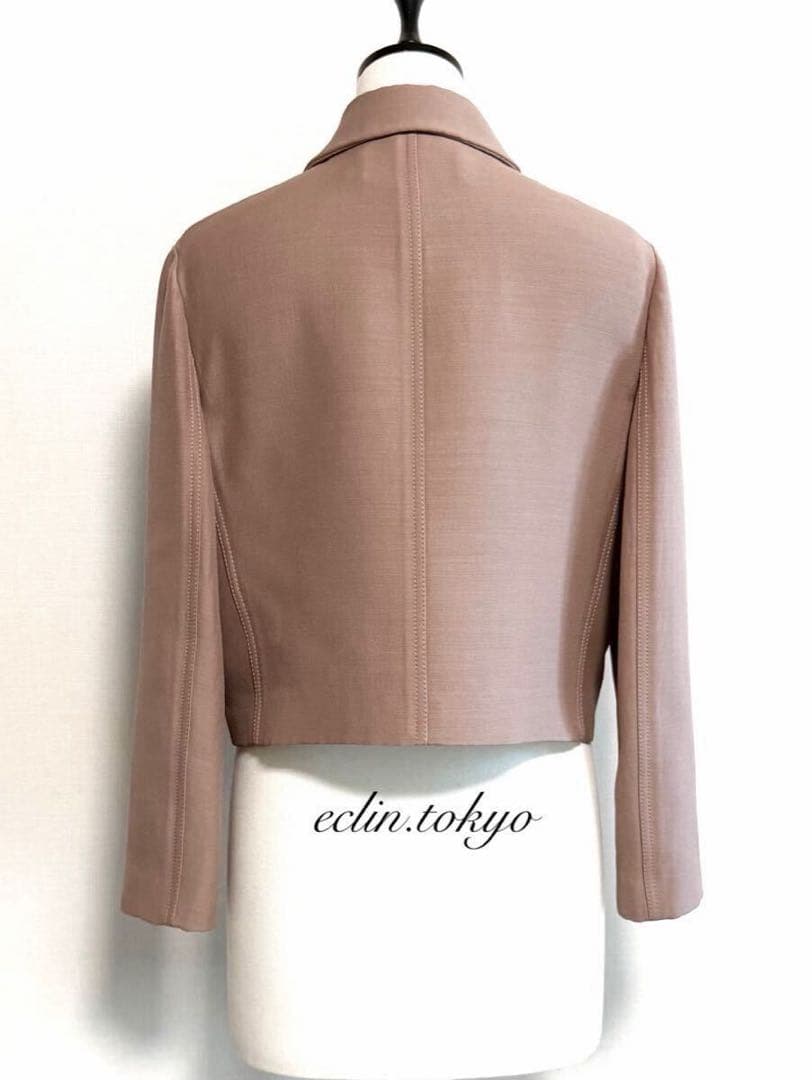 新品同様2023 ディオール《裏地オブリーク総柄》ショートジャケット E4795