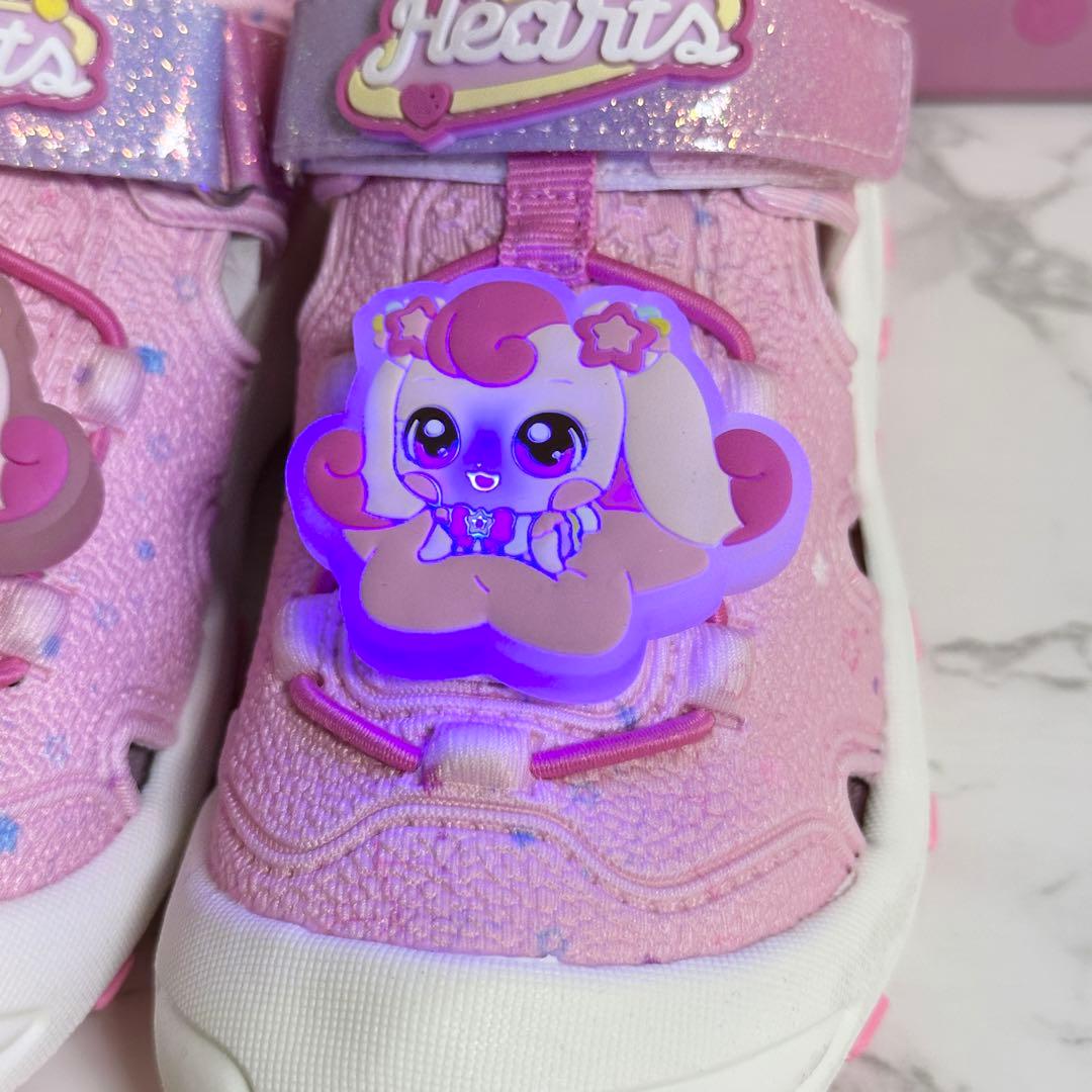 【韓国限定】キャッチティニピン　子供靴　スニーカー　ハチュピン　17cm ピンク