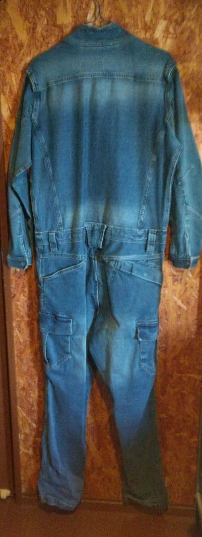 寅壱 ストレッチデニムつなぎ