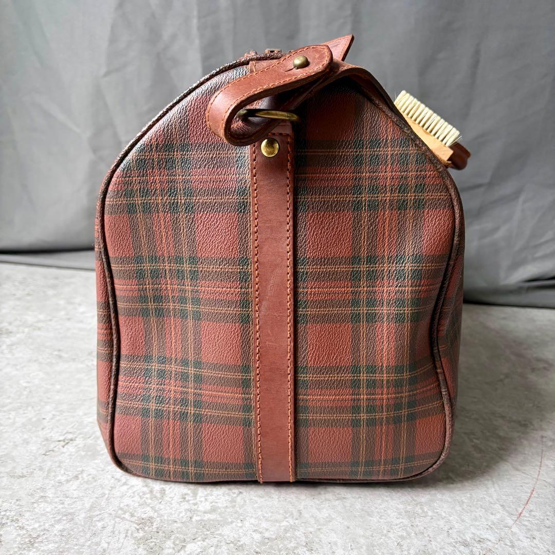 ク*ロ様 希少 ポロラルフローレン ボストンバッグ タータンチェック 2way