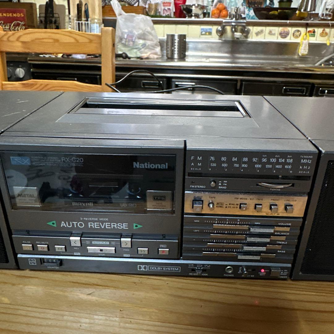 National ポータブルステレオコンポ RX-C20