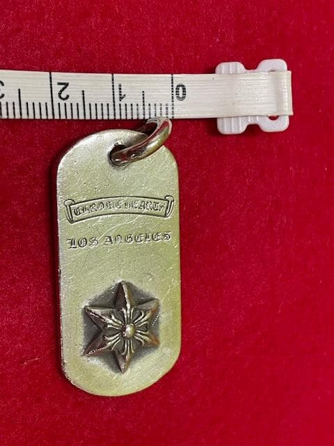 CHROME HEARTS レイズドスター ドッグタグ LA限定 即日配送