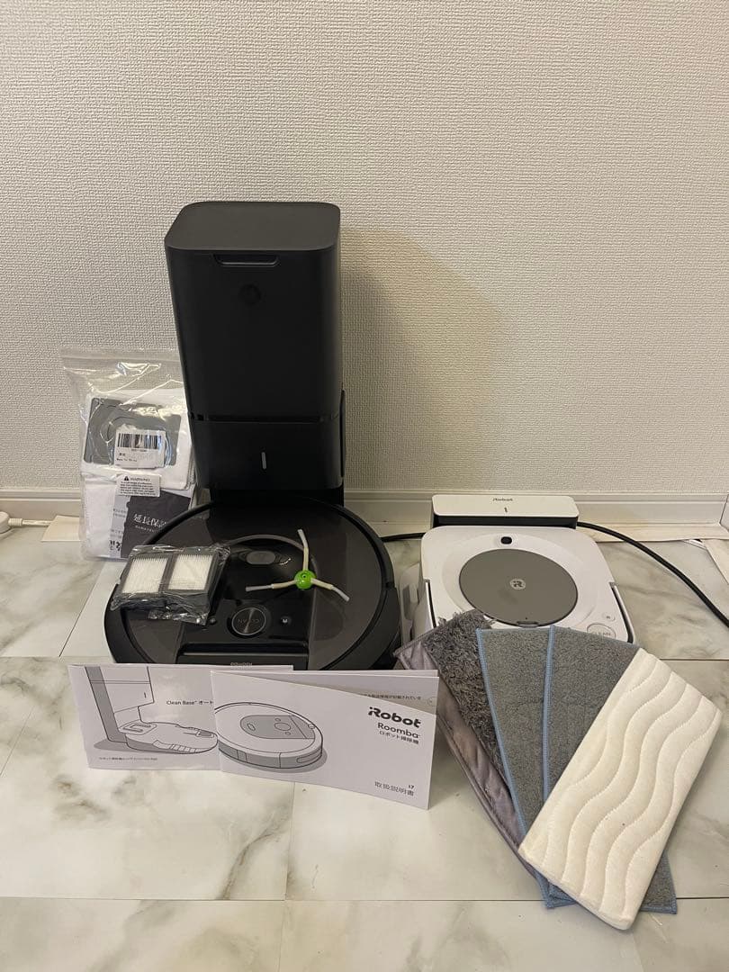 美品 i robot ルンバi7+ブラーバm6　セット販売　ロボット掃除機