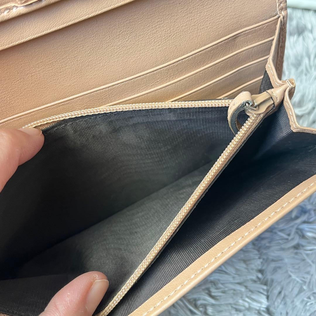 極美品✨GUCCI マイクロシマ　長財布　ベージュ　メンズ　レディース