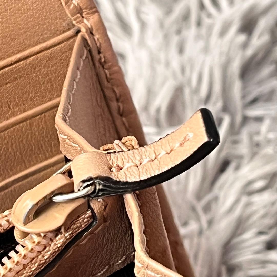 極美品✨GUCCI マイクロシマ　長財布　ベージュ　メンズ　レディース