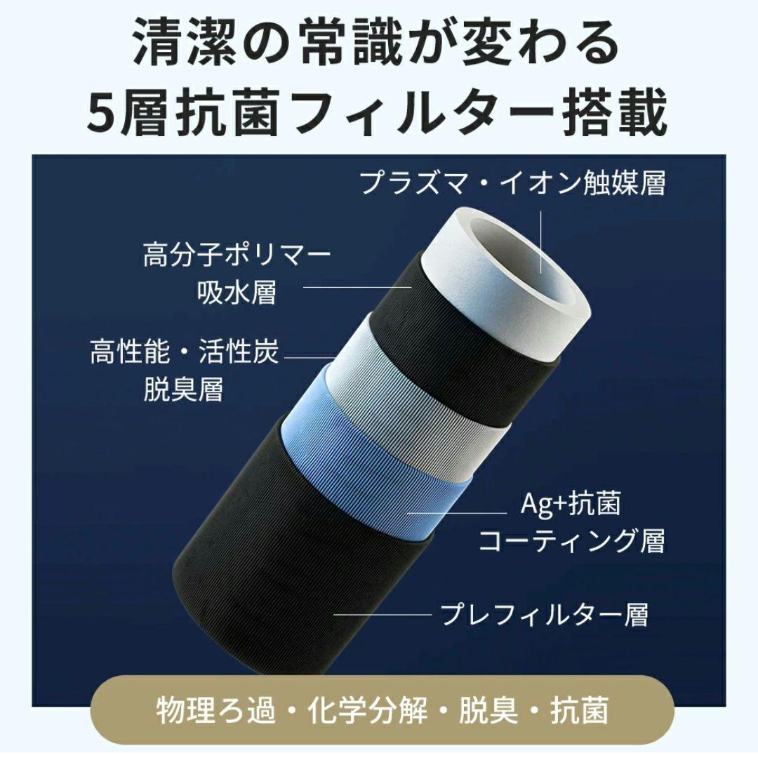 新品⭐気化式加湿器 4重除菌 大容量 AI自動制御 プラズマ搭載 5段階調整