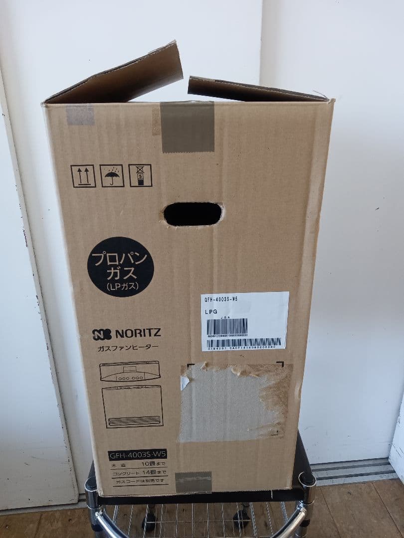 T276 ガスファンヒーター　ノーリツ　LPガス用