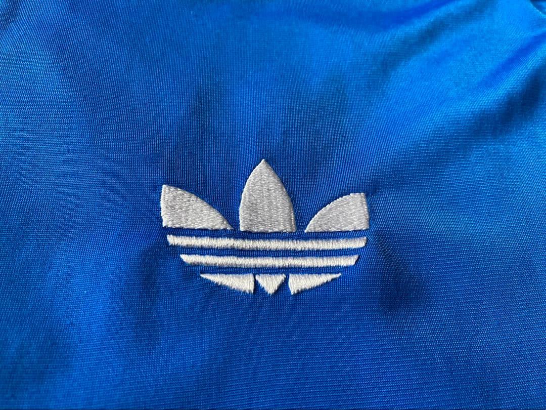 00's adidas アディダス トラック ジャケット ジャージ M ブルー