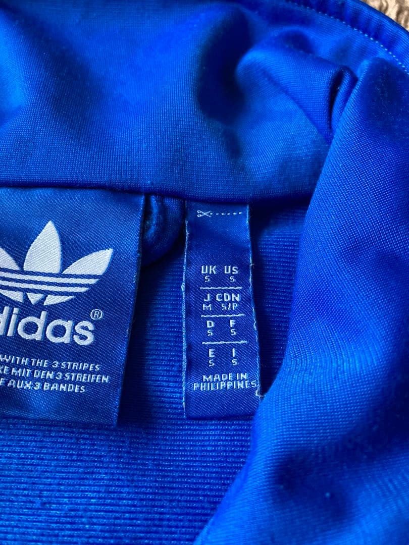00's adidas アディダス トラック ジャケット ジャージ M ブルー