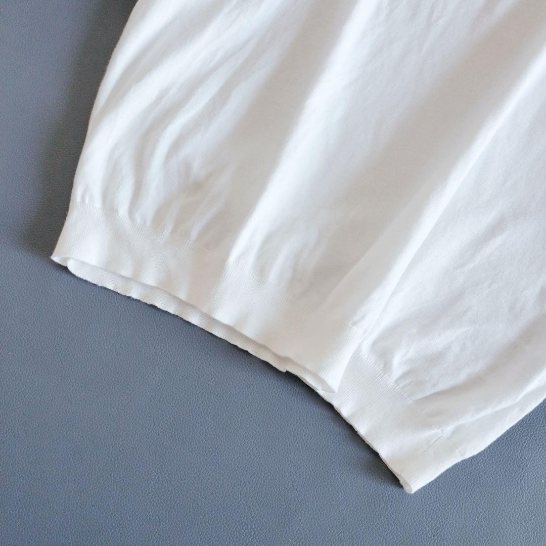 新品タグ付 MADISONBLUE BIG COLLOR KNIT ポロシャツ