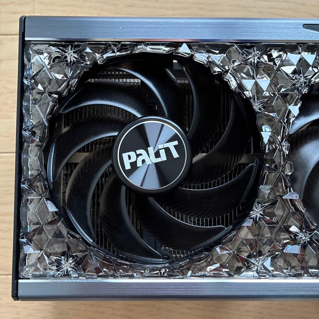palit RTX 4090ヒートシンク　3連　ファン　LED バックプレート