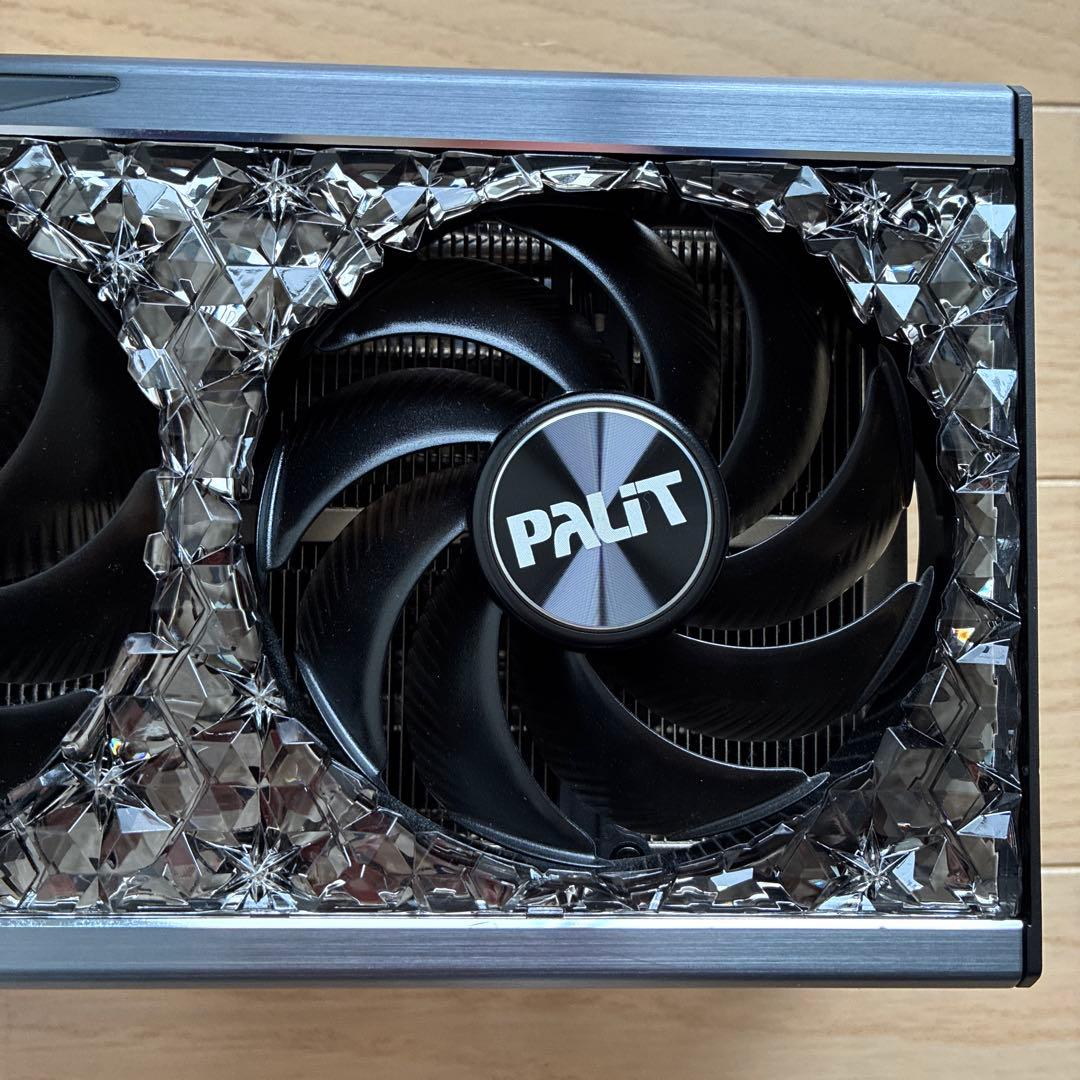 palit RTX 4090ヒートシンク　3連　ファン　LED バックプレート