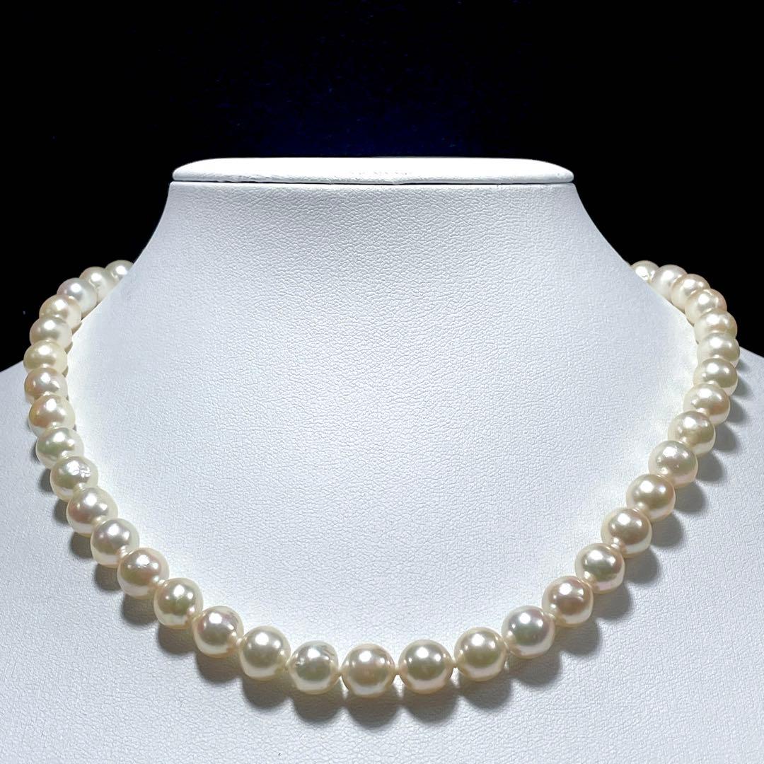 超大珠✨️ あこや真珠 パール ネックレス 約8.5~9.0mm 本真珠