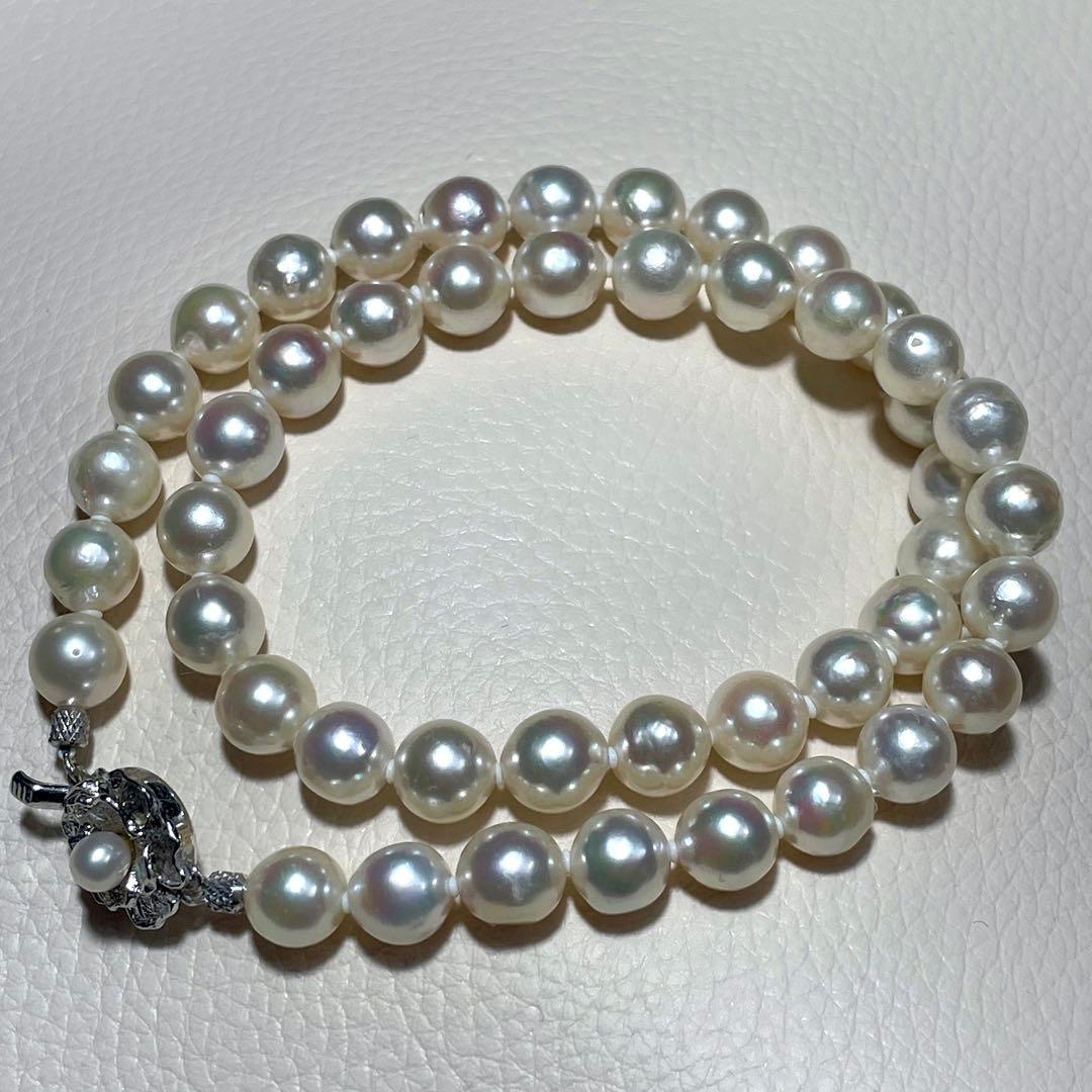超大珠✨️ あこや真珠 パール ネックレス 約8.5~9.0mm 本真珠