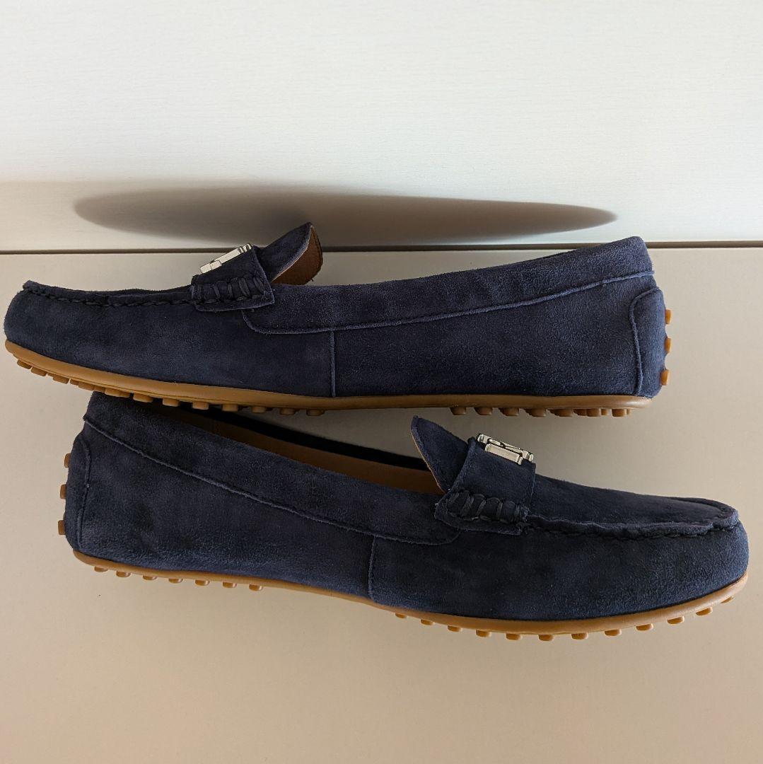 未使用級　ローレンラルフローレン　ドライビングシューズ　ローファー　スエード