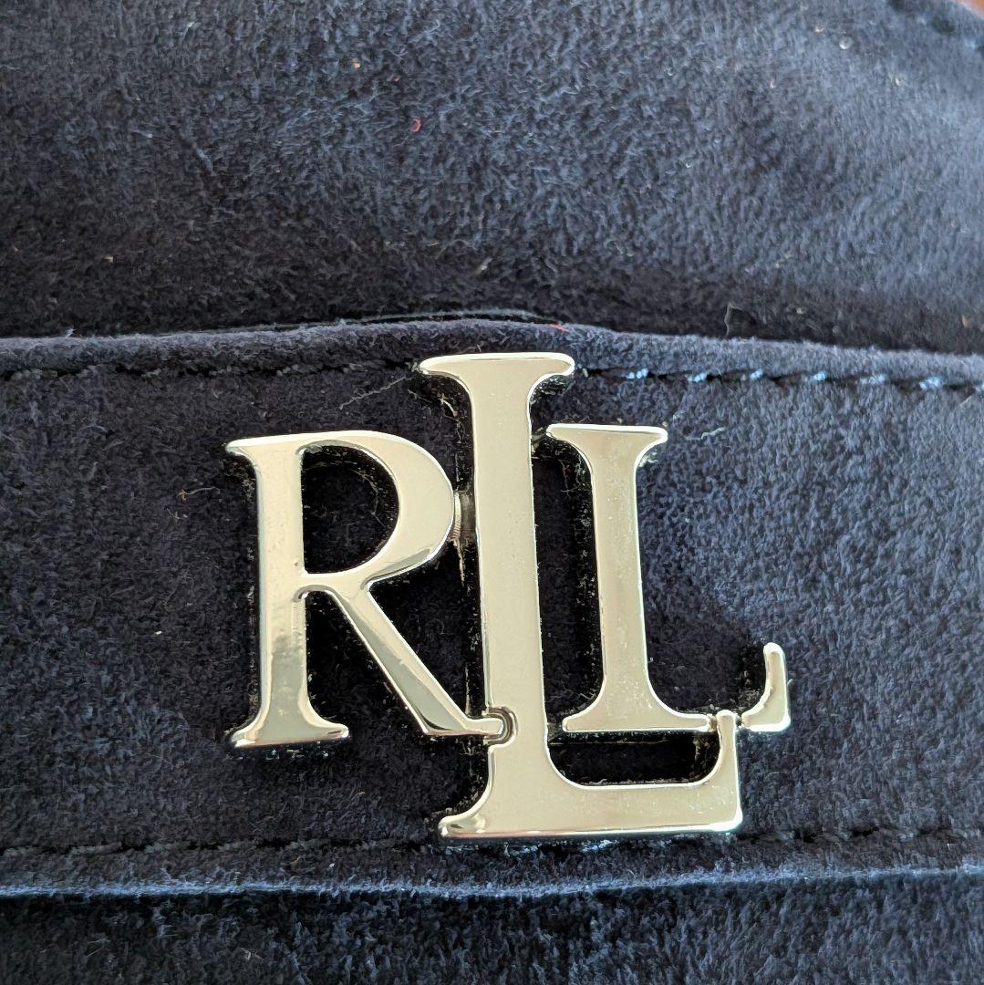 未使用級　ローレンラルフローレン　ドライビングシューズ　ローファー　スエード