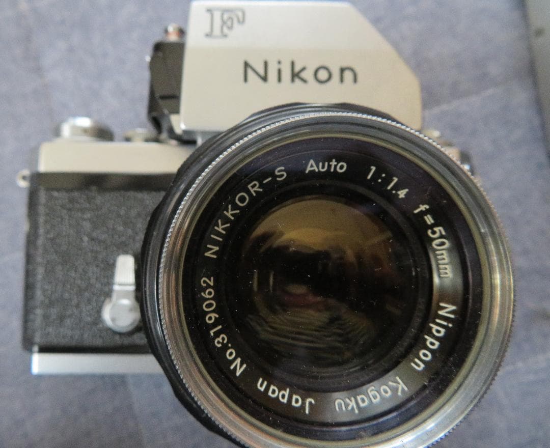 Nikon　ニコン　F　一眼レフ　箱あり　説明書あり　ジャンク品