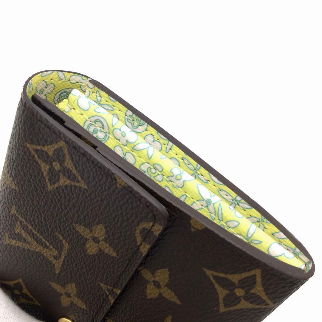 ルイヴィトン モノグラム フルリ ポルトフォイユ サラ 長財布 ヴェール