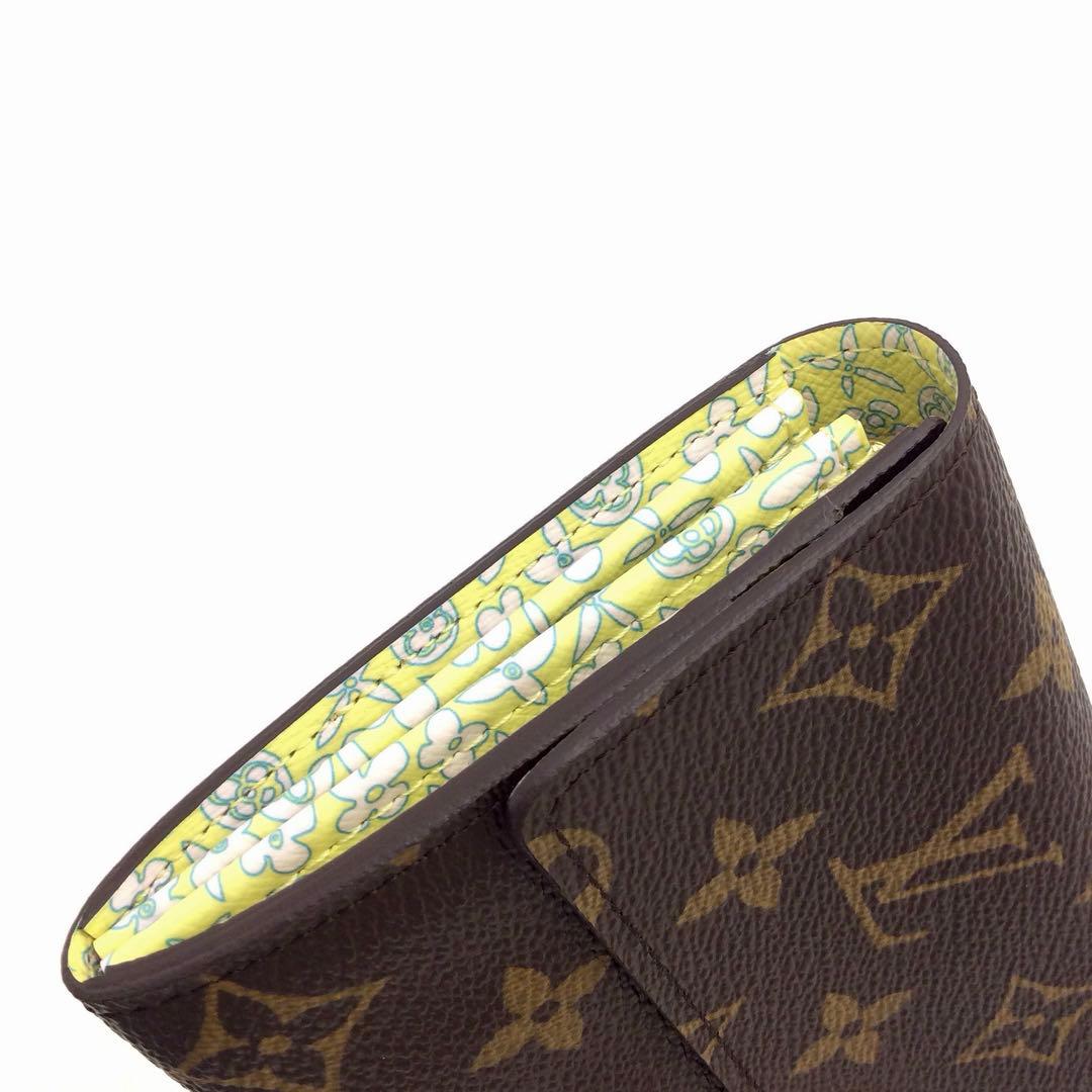 ルイヴィトン モノグラム フルリ ポルトフォイユ サラ 長財布 ヴェール