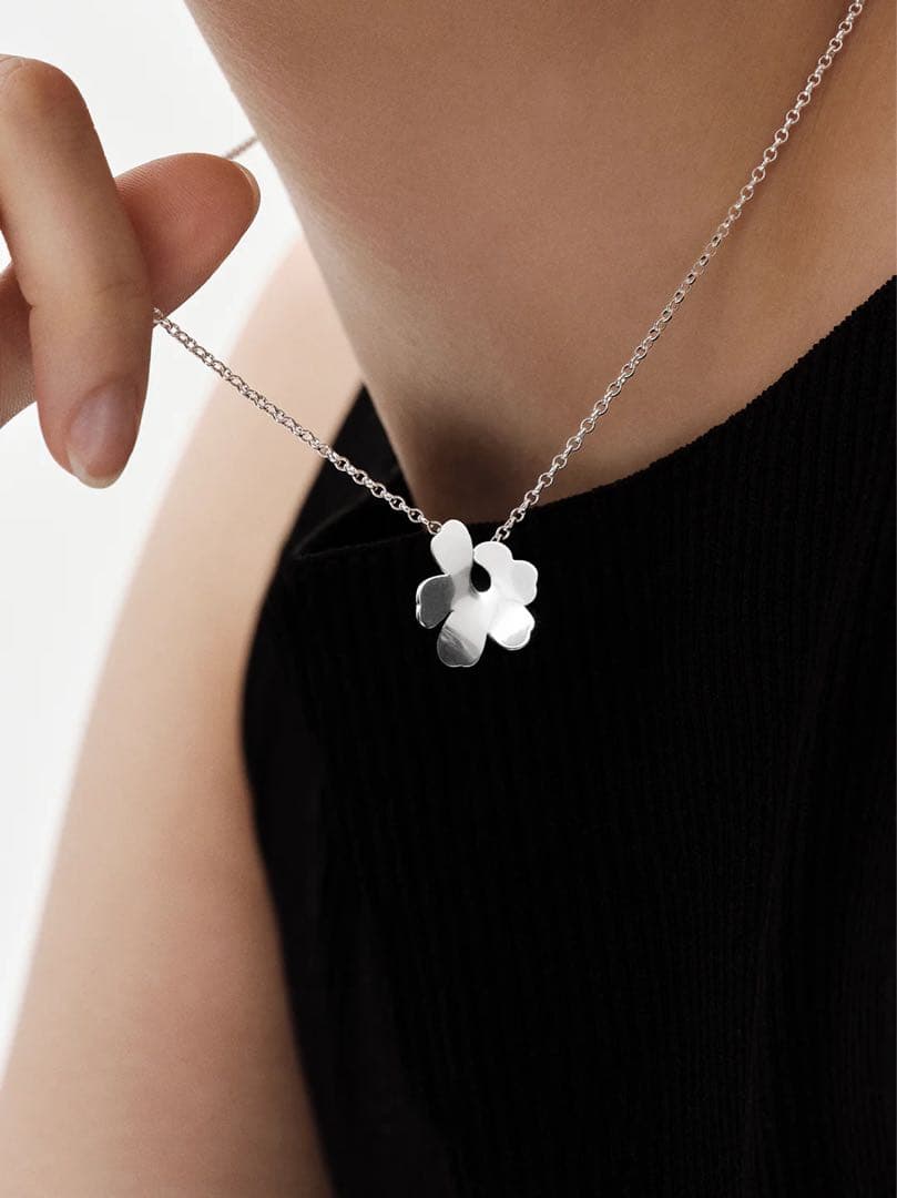 美品◎Kalevala × marimekko ウニッコミニペンダント シルバー