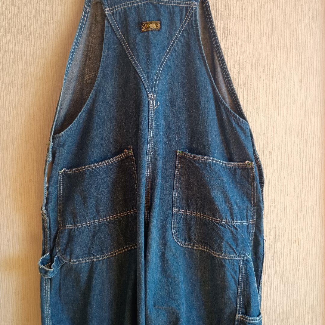 50s 60s USA製 vintage オーバーオール SANFORIZED