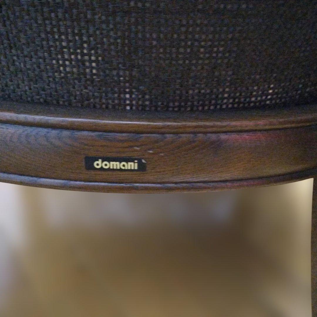 【昭和レトロ】カリモク　ドマーニ　アームチェア 木製フレーム