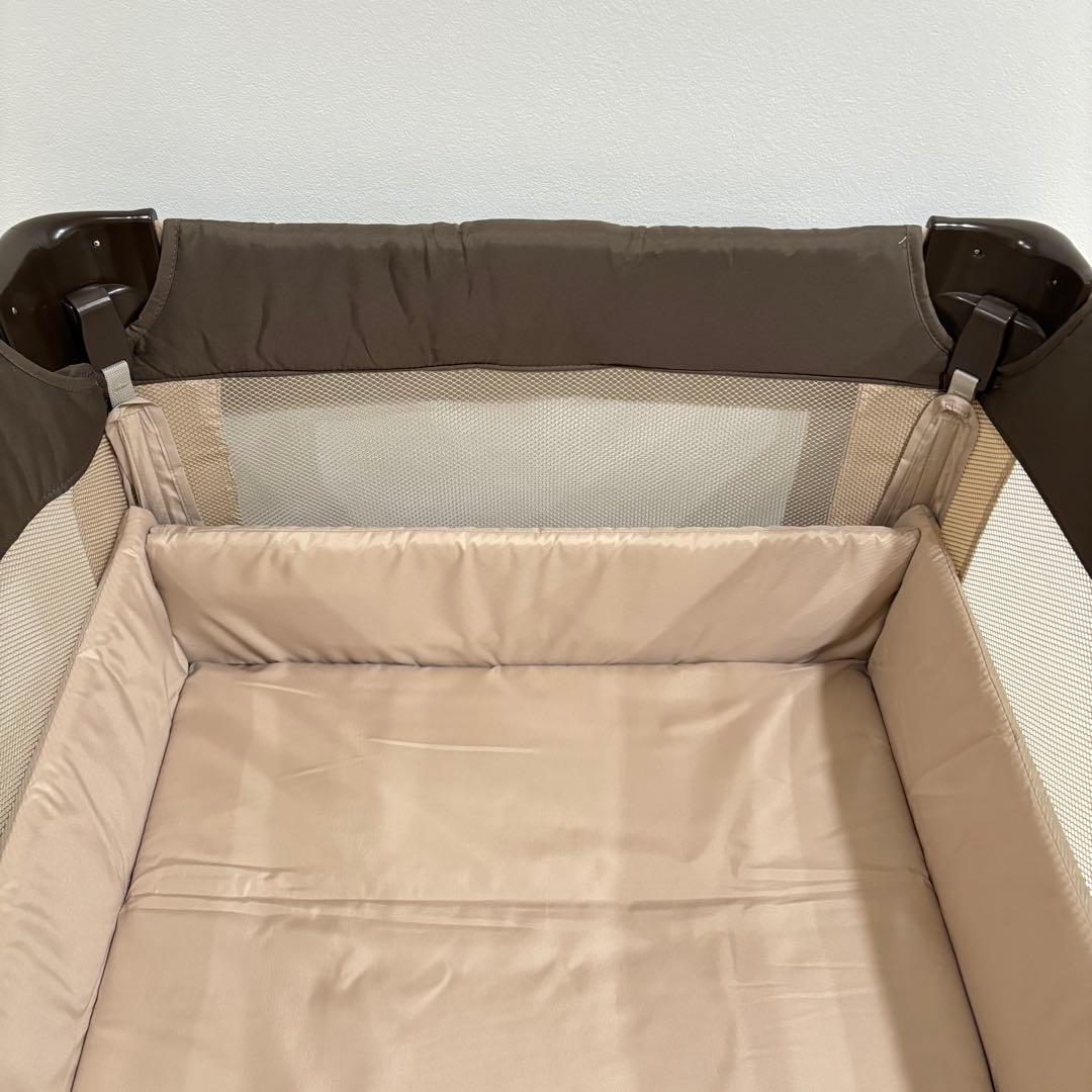 【良品】Aprica アップリカ　ココネル 66041 ベビーベッド 折りたたみ