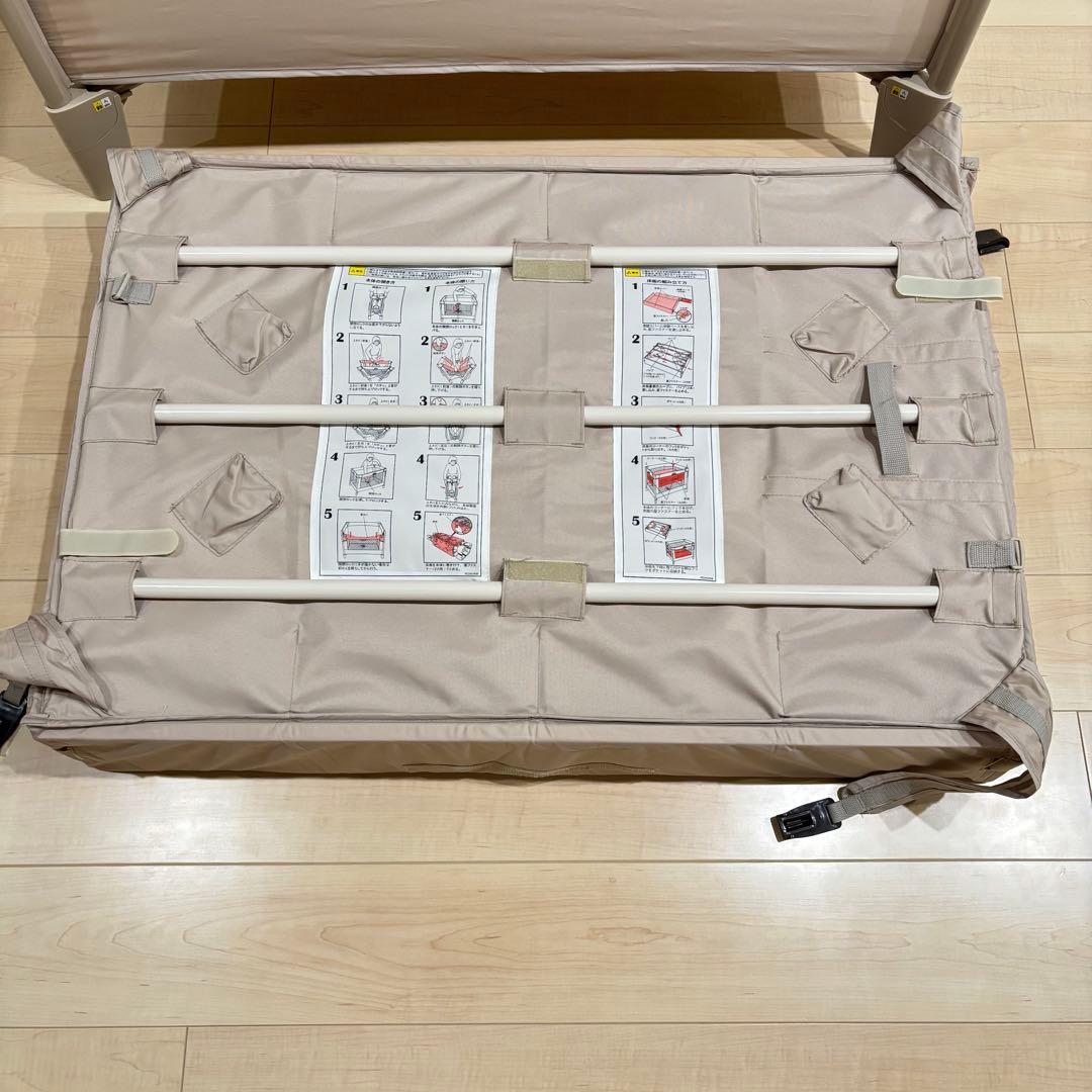 【良品】Aprica アップリカ　ココネル 66041 ベビーベッド 折りたたみ