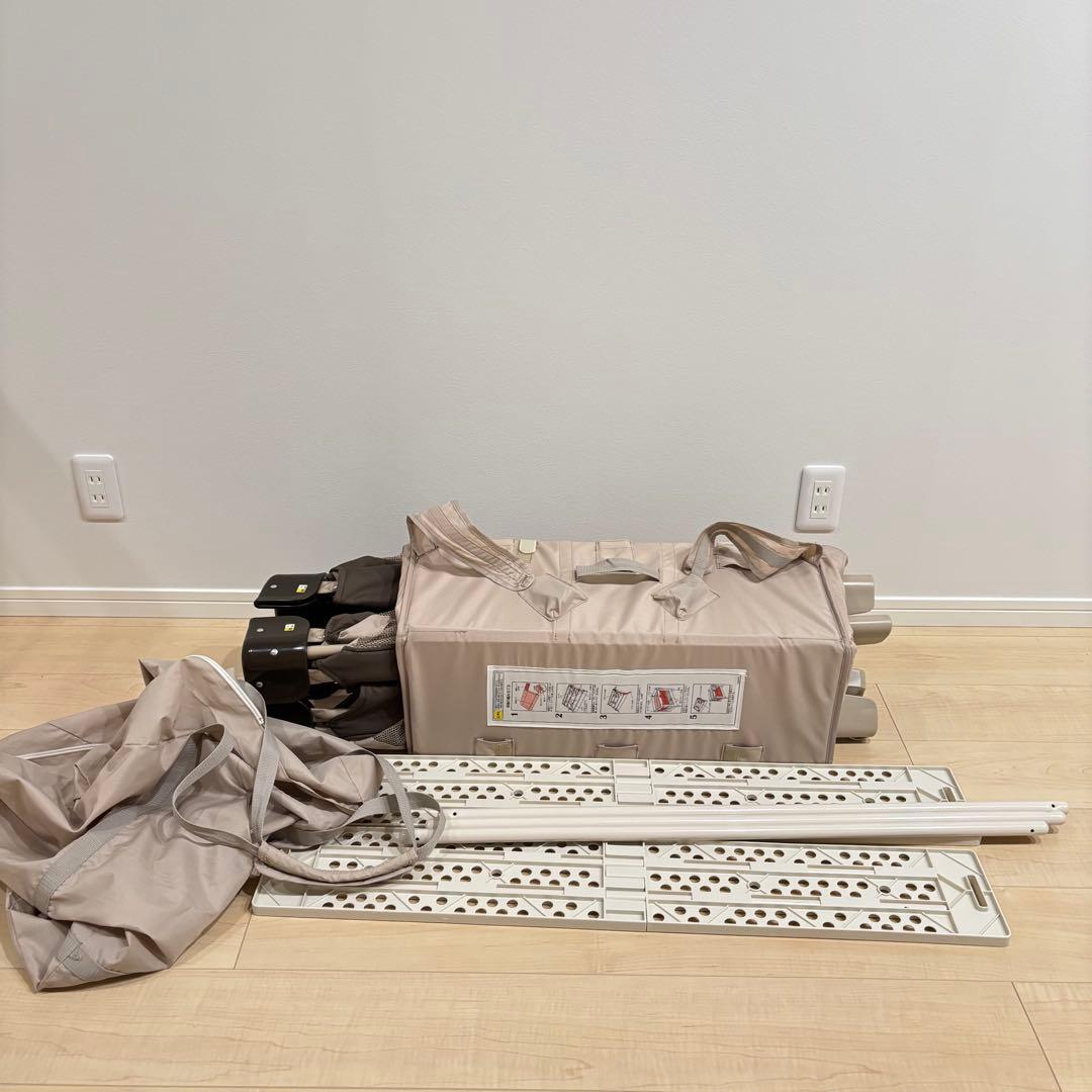 【良品】Aprica アップリカ　ココネル 66041 ベビーベッド 折りたたみ