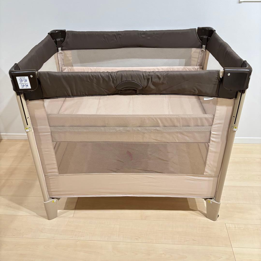 【良品】Aprica アップリカ　ココネル 66041 ベビーベッド 折りたたみ