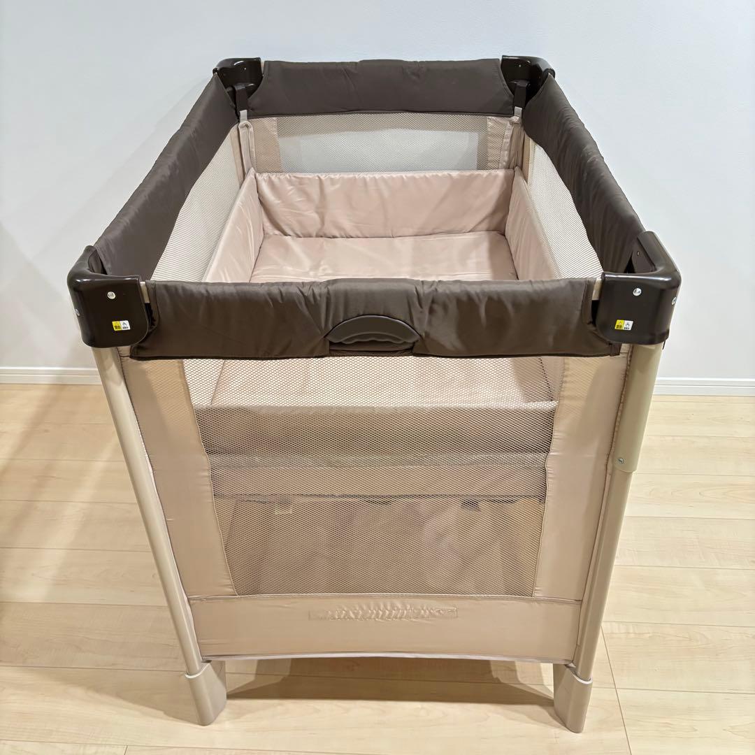 【良品】Aprica アップリカ　ココネル 66041 ベビーベッド 折りたたみ