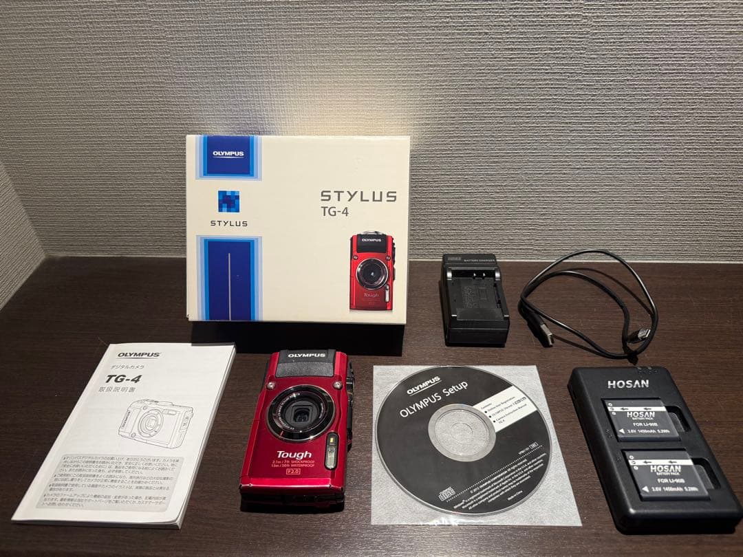 OLYMPUS STYLUS TG-4 レッド【中古品】