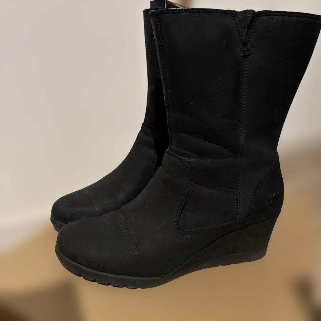 UGG W JOELY ブラック ロングブーツ 8