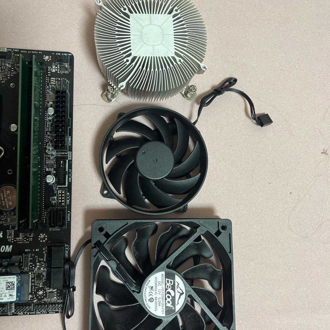 ASRockマザーボード CPU メモリーカード ファン