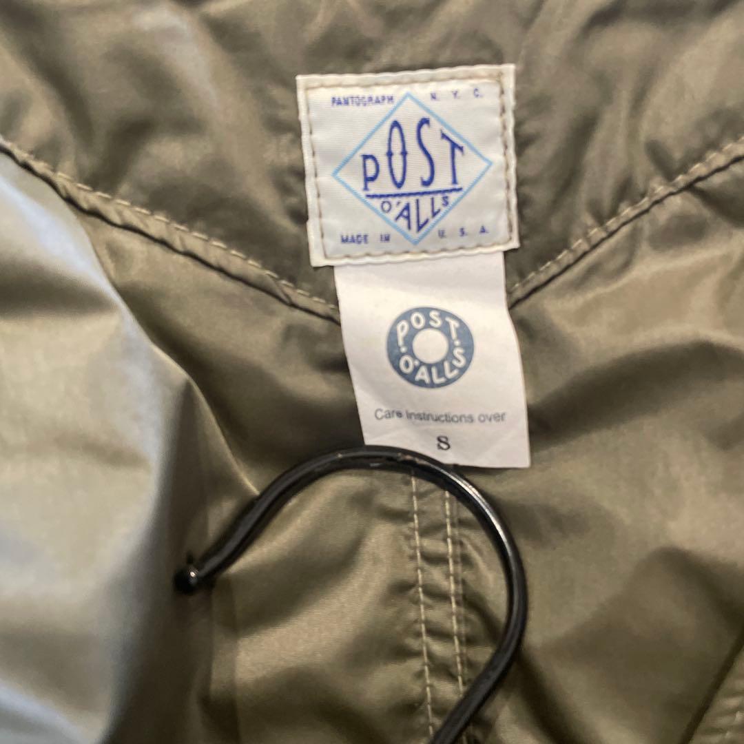 ポストオーバーオールズ ロイヤルトラベラーシャツ ナイロンタフタ オリーブ