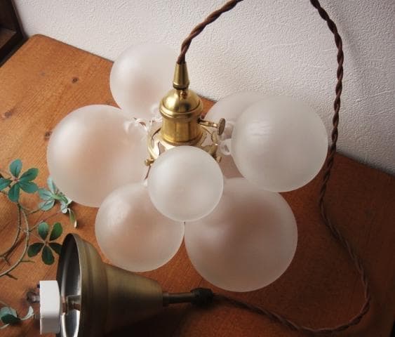 ぺこり様　広口真鍮シーリングカバーコード60cmバブルランプ確認用ページ