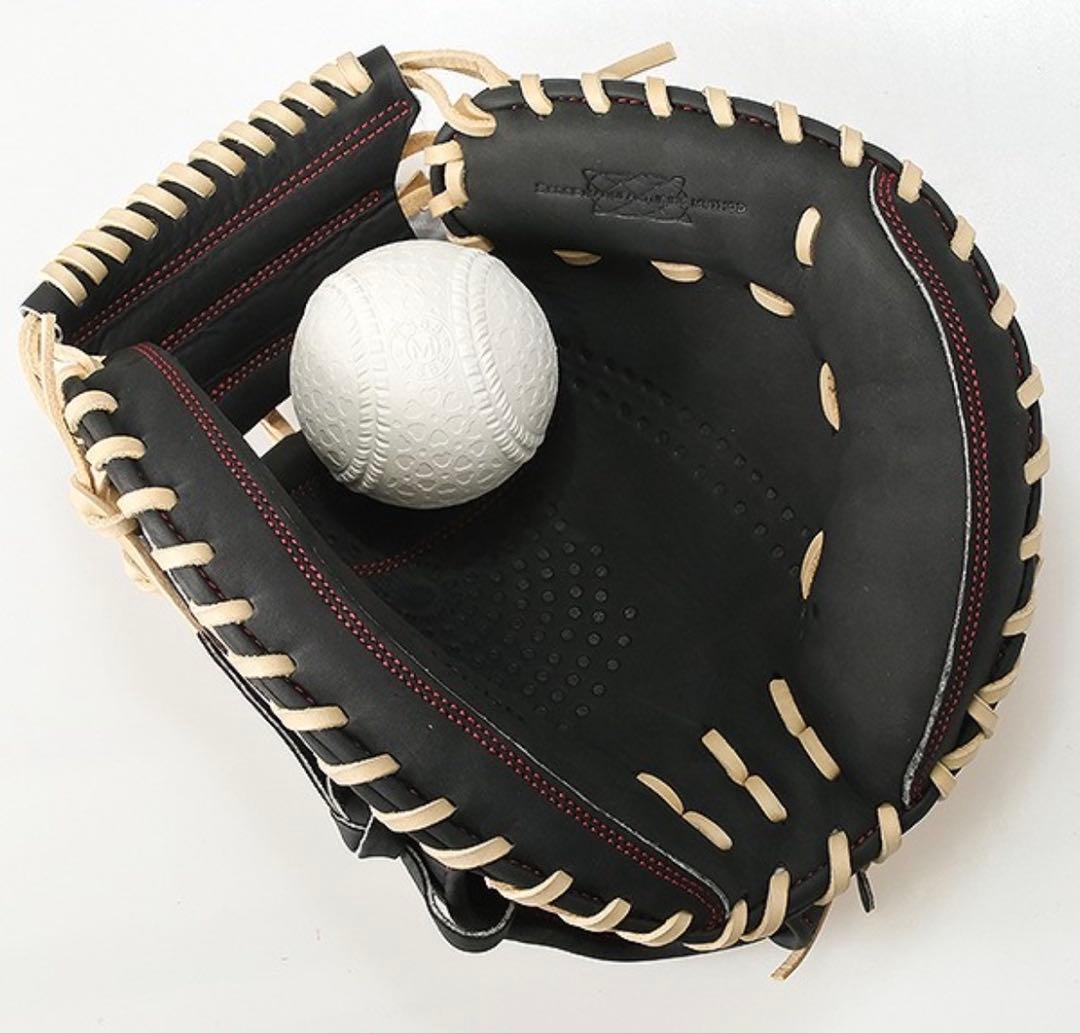 美品　SSK キャッチャーミット トレーニング 硬式 軟式 兼用 型付け済