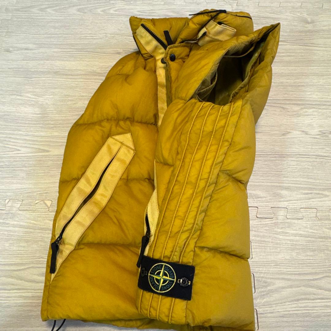 STONE  ダウンベスト イエロー サイズL