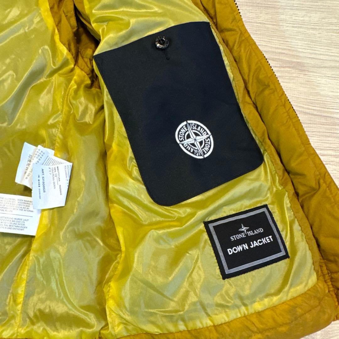 STONE  ダウンベスト イエロー サイズL