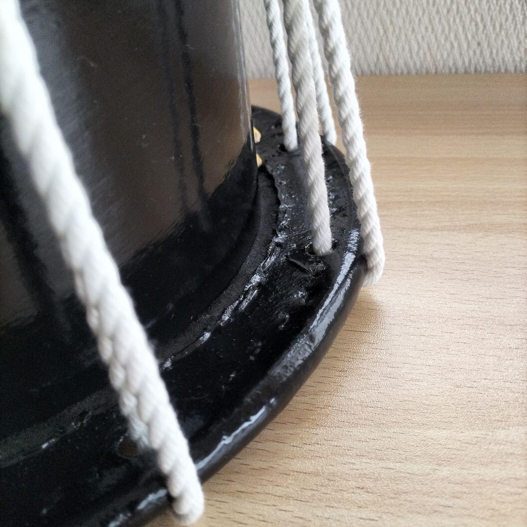 「ミズキ様ご依頼商品」担ぎ太鼓　　和太鼓 　天然皮革　ストラップ付き　中古品⑨