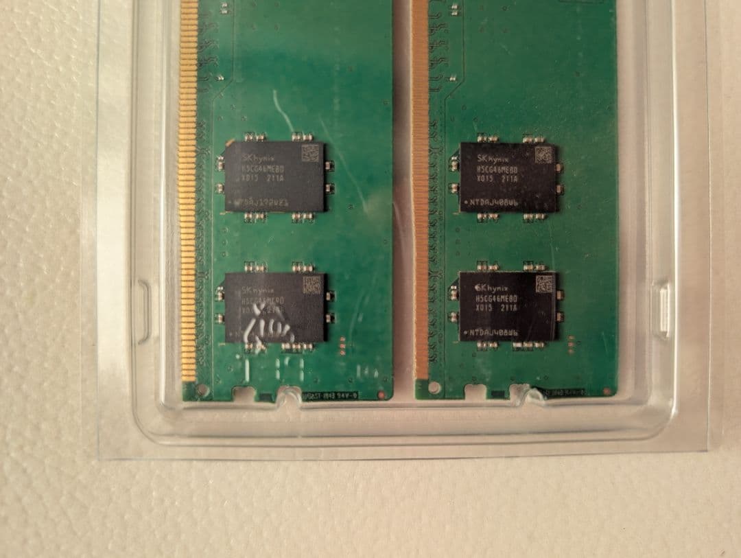 【DDR5】SKhynix 8GB メモリ ✕2　PC5-4800B 16GB