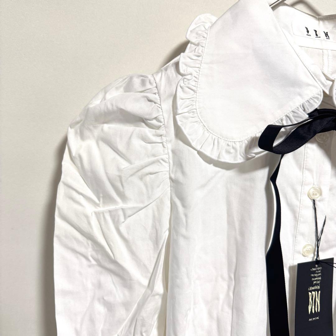 BPN ブラックピースナウ パフスリーブ ブラウス シャツ